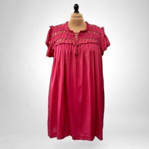 DEAR JOHN "Osiris" Pink Punch Lined Mini Dress, NWT! Size XL